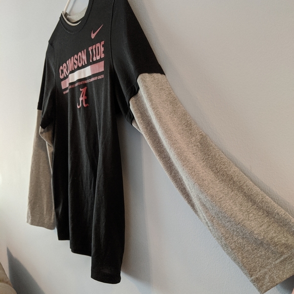 🅰️ The Nike Tee Crimson Tide Dri-Fit Long Sleeve - Picture 2 of 7